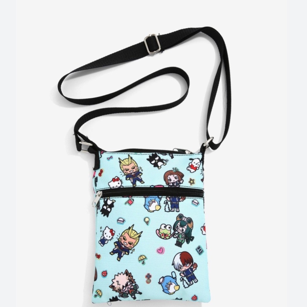 My Hero Academia X Hello Kitty And Friends Passport Crossbody Bag